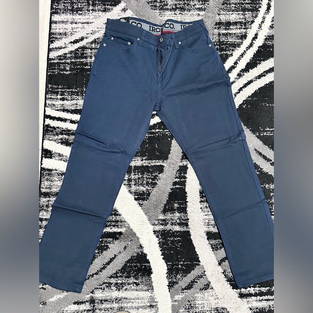 CO Men's Deep Blue Straight Jeans